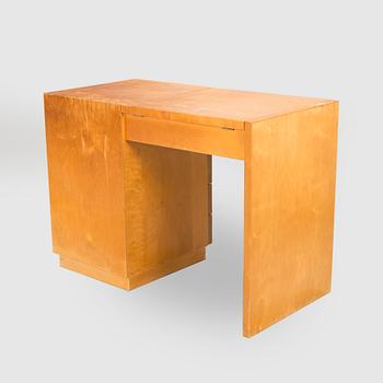 Aino Aalto, toalettbord / skrivbord,  modell 190, O.Y. Huonekalu- ja Rakennustyötehdas A.B. tidigt 1950-tal.