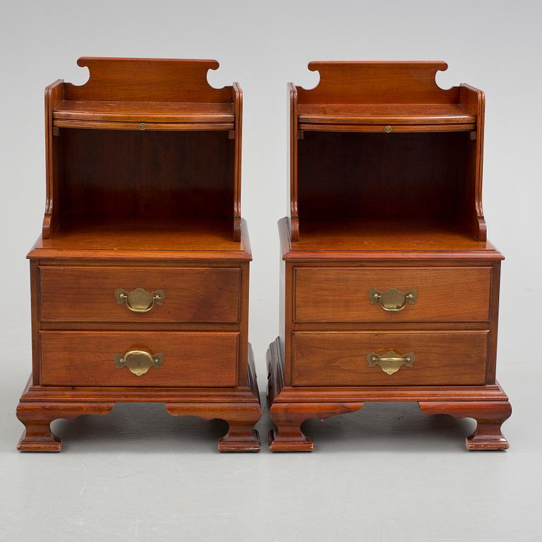 SÄNGBORD, ett par, Fantoni, 1900-tal.