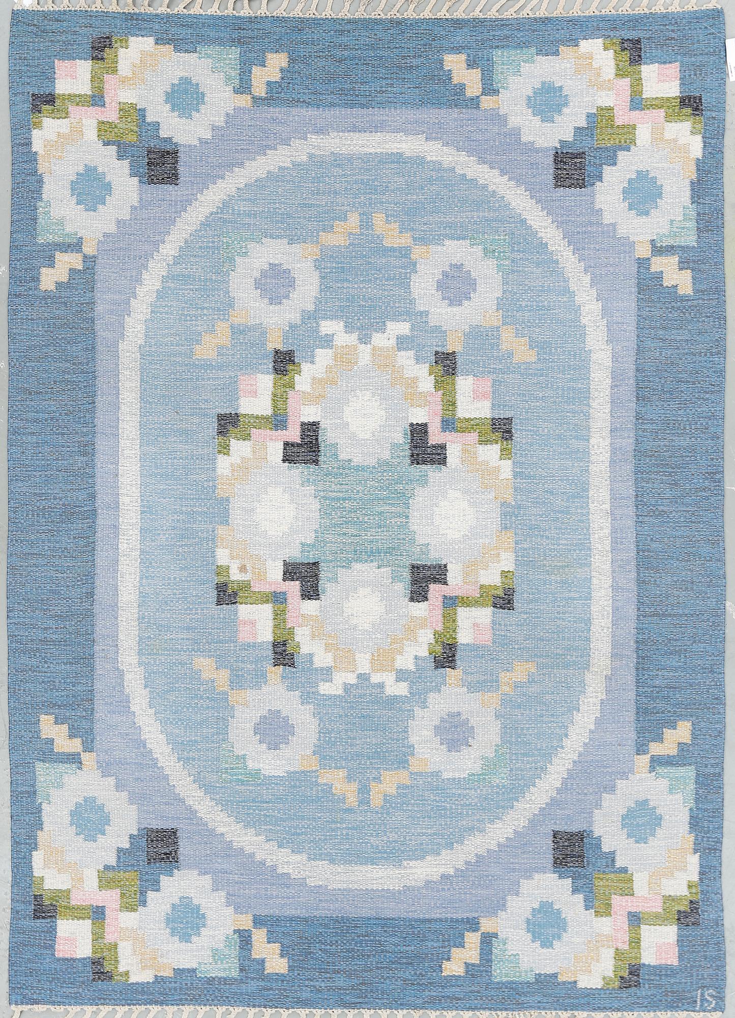 MATTA, rölakan, Ingegerd Silow, signerad I S. Ca 230 x167 cm.