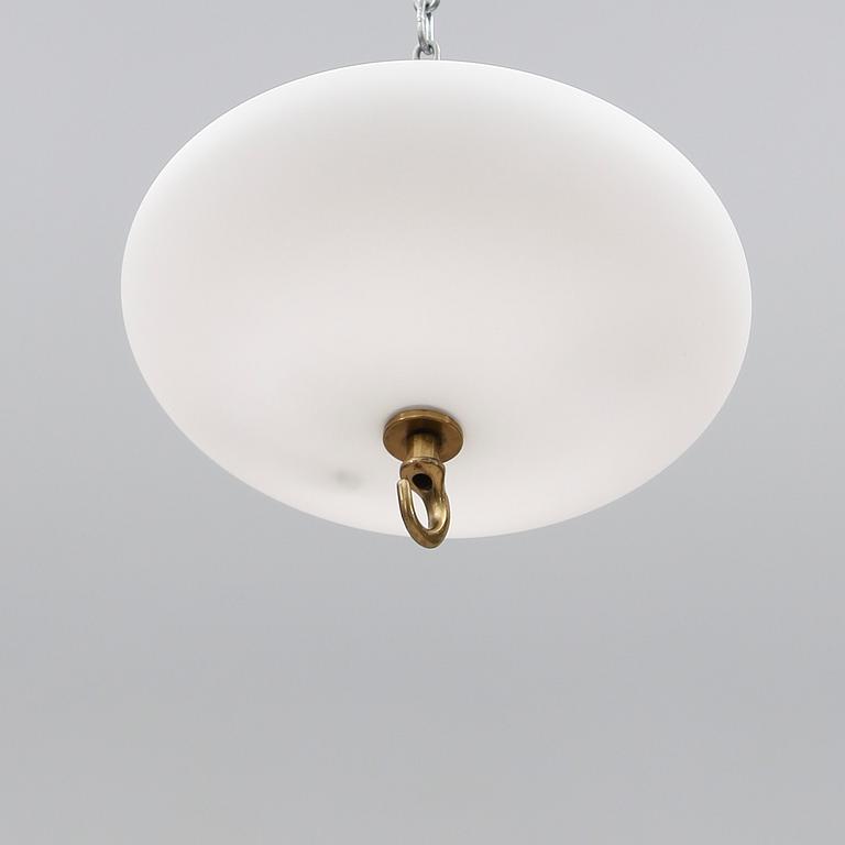 TAKLAMPA, tenn, 1900-talets första hälft. Höjd ca 62 cm.