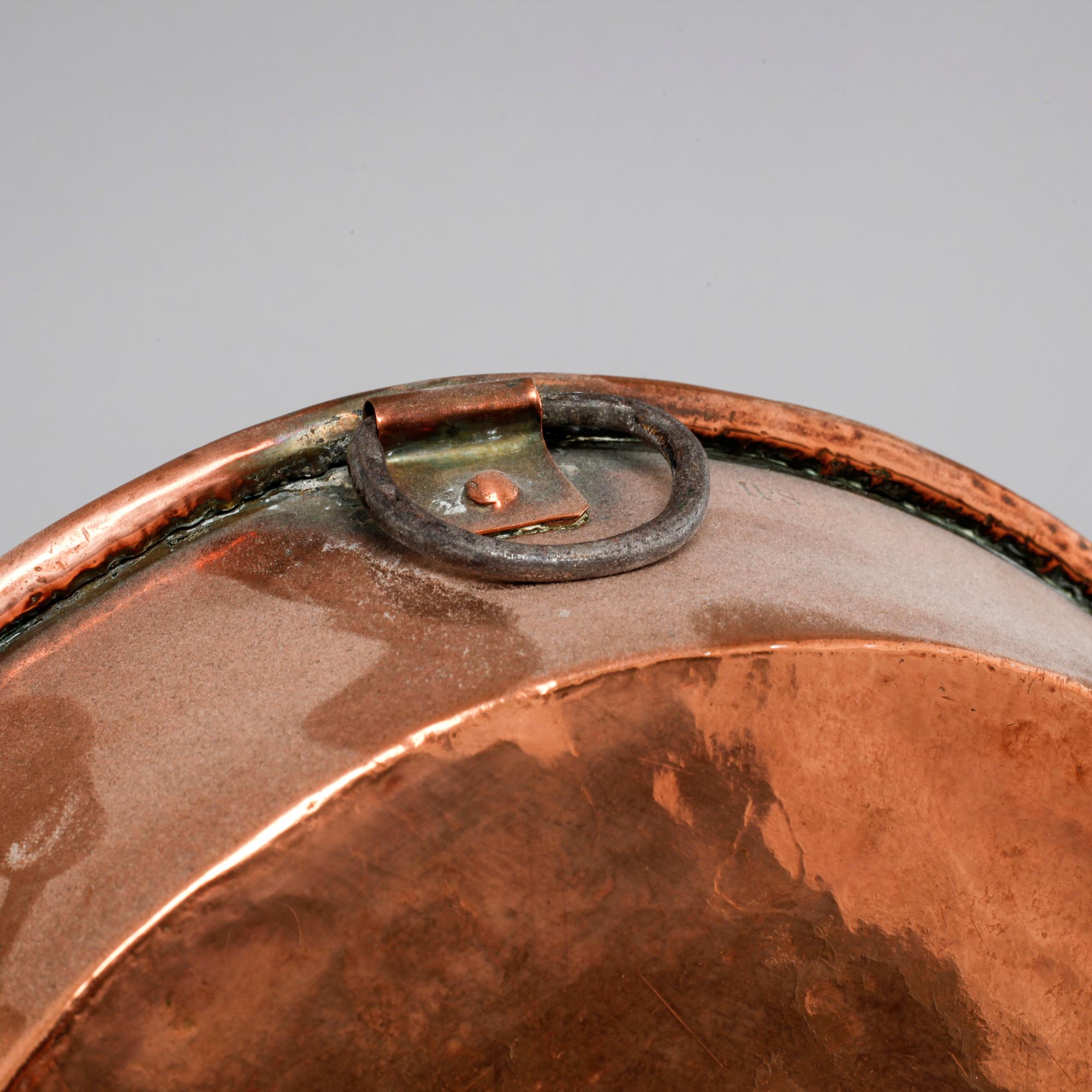 Six pieces of 19th century copper molds.