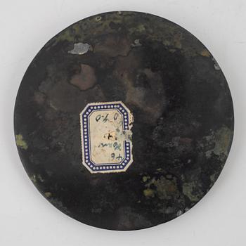 Four bronze lobed mirrors,  Han dynasty (206 B.C.-220 A.D.).