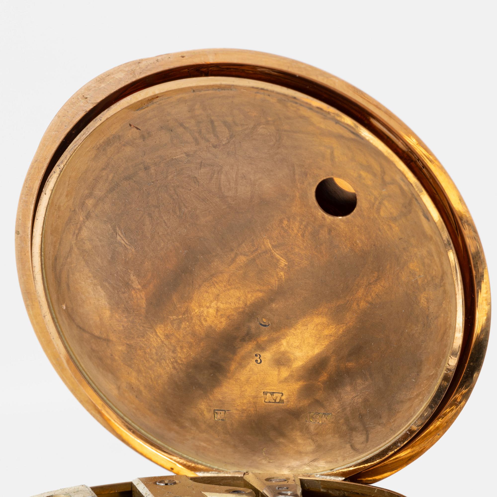 Halda, pocket watch, 50 mm.