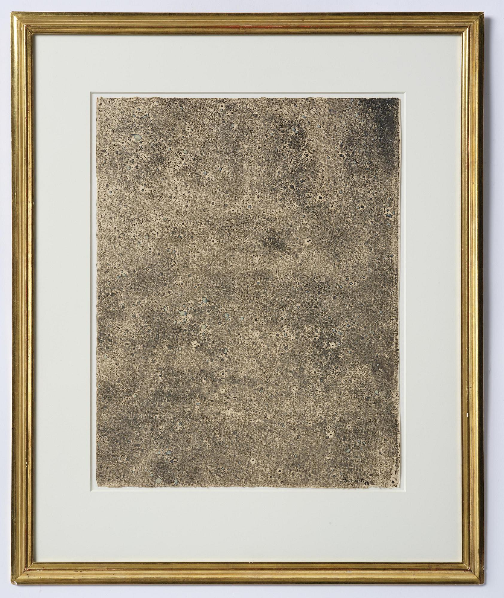 Jean Dubuffet, "Empreinte texturologique".