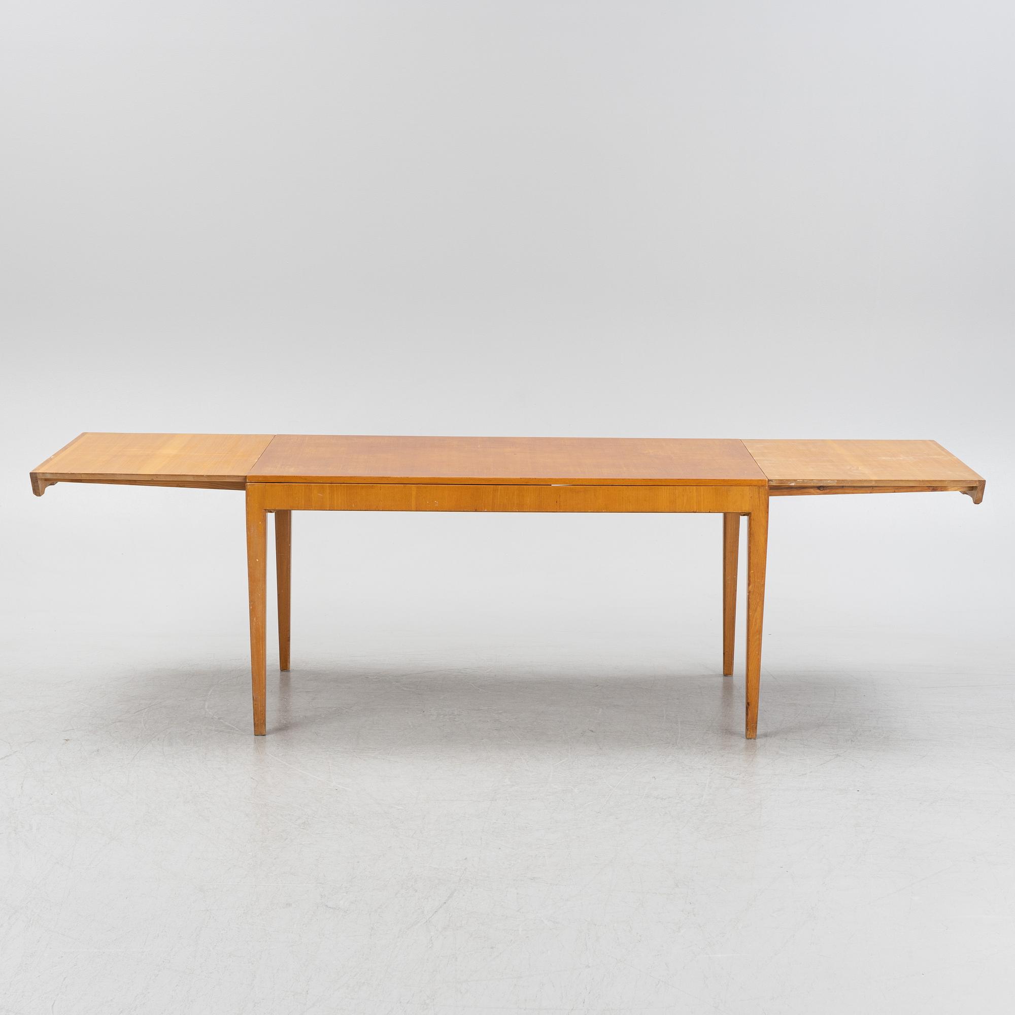 Axel Larsson, matbord, modell "1524", Swedish Modern, Svenska Möbelfabrikerna Bodafors, 1940-tal.