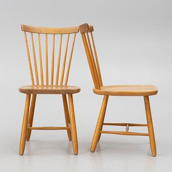 Carl Malmsten, Stolar, 4 st, "Lilla Åland", Stolab, 1900-talets slut.