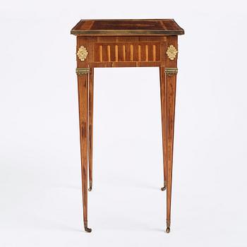 A Gustavian marquetry table by A. Lundelius (master in Stockholm 1778-1823).