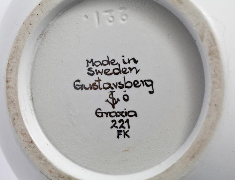 VASER, 2st,  keramik, "Grazia", Stig Lindberg Gustavsberg.