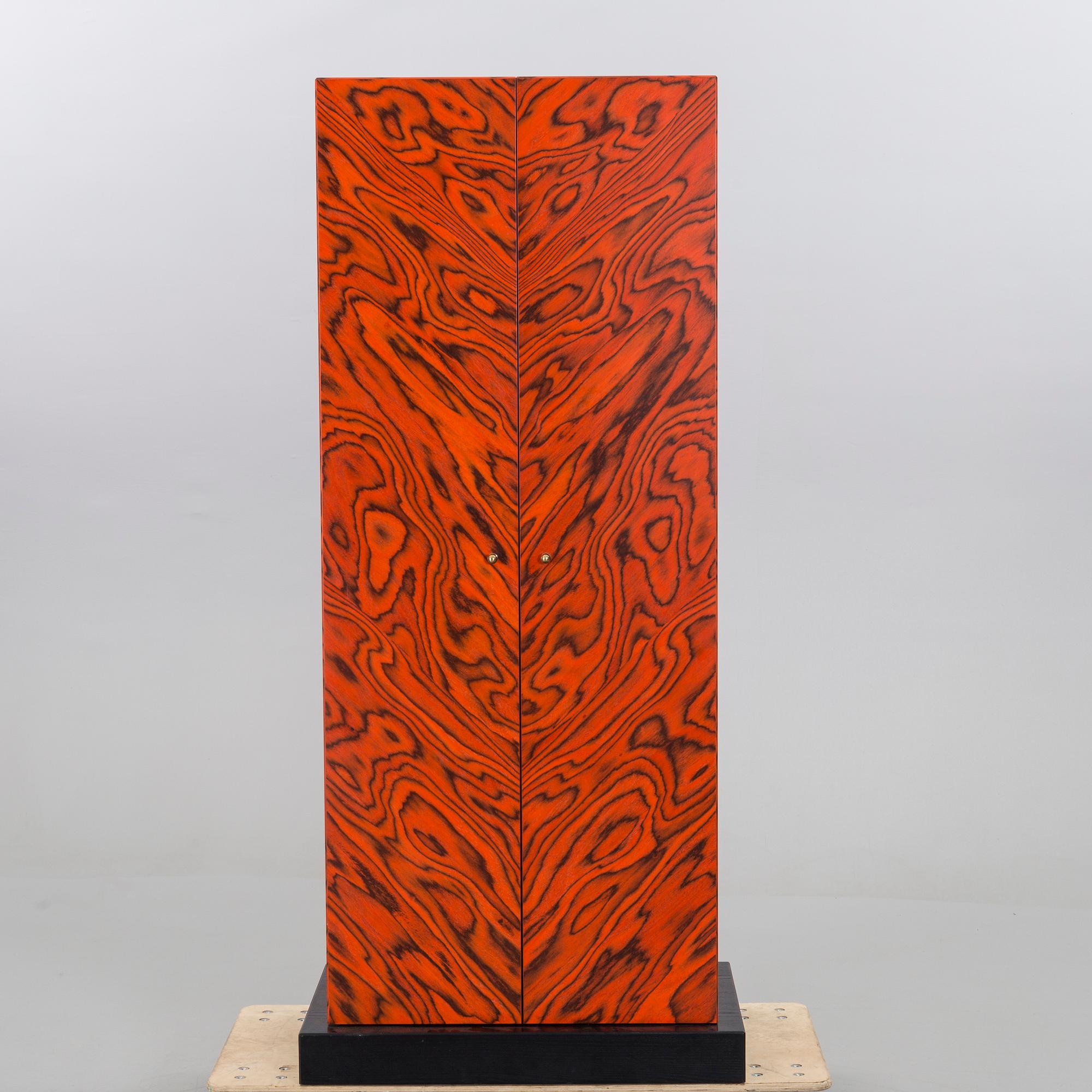 AN ETTORE SOTTSASS "NAIROBI" CUPBOARD, Italy 1989, stamp signed.