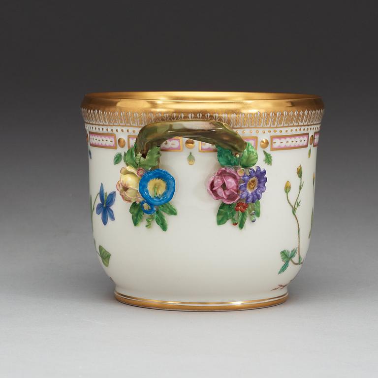 A Royal Copenhagen 'Flora Danica' wine cooler, Denmark, 20th Century.