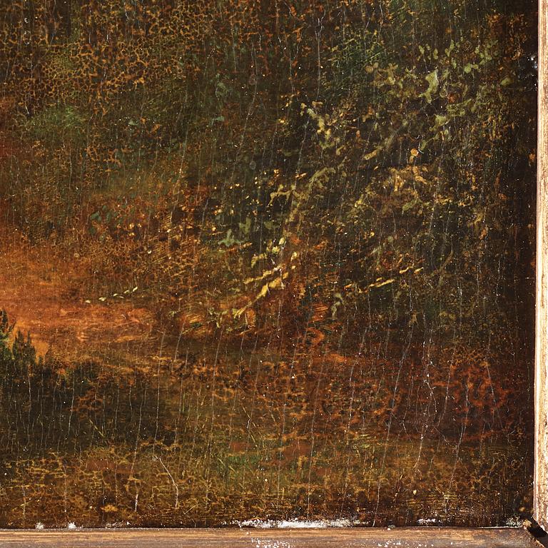BAREND CORNELIS KOEKKOEK, circle of, oil on panel, indistintly signed.