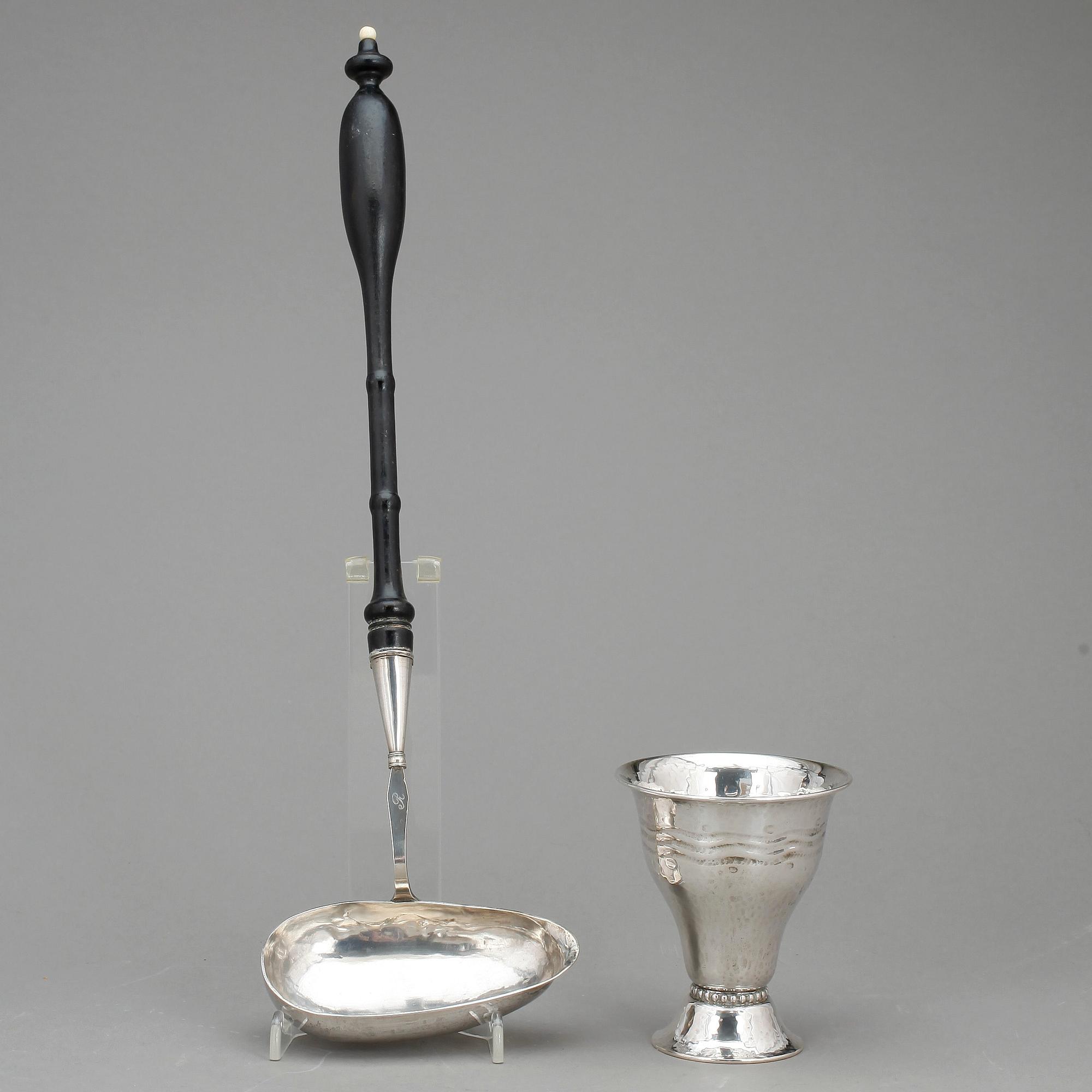PARTI SILVER, 4 delar, ca 1920-tal.