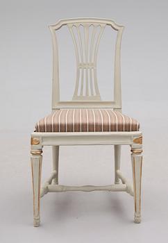 STOL, gustaviansk, Stockholms hallstämpel, 1700-talets slut.