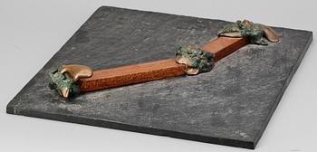 NICHOLAS HONDROGEN, skulptur, monogramsign, numr 1/1, dat -74.