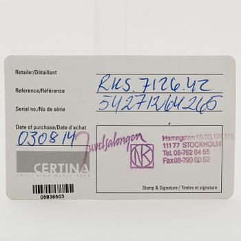 CERTINA, DS 40, wristwatch, chronograph, 38 mm.