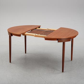 Hans Olsen, matbord och stolar, 4st, Frem Røjle, Danmark, 1950-tal.