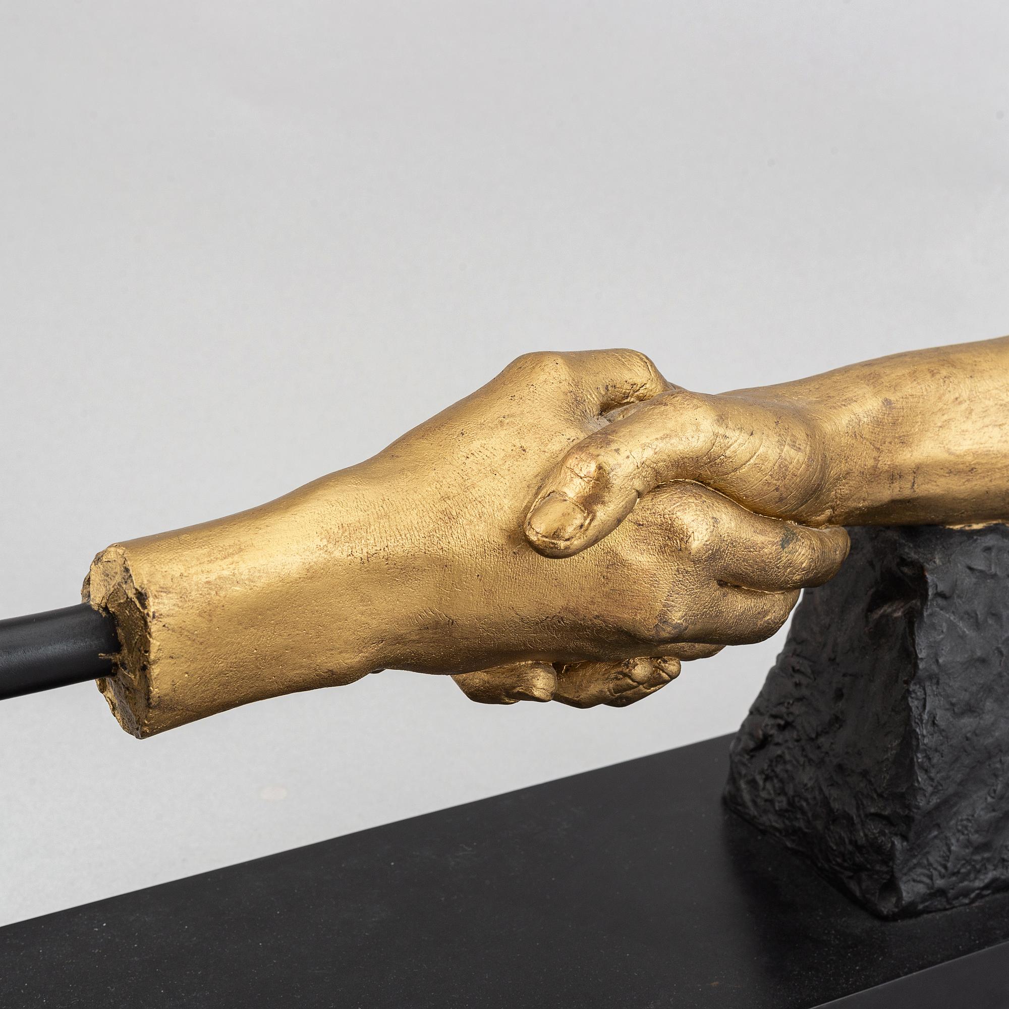 Carl Fredrik Reuterswärd, skulptur, patinerad brons, signerad och numrerad 36/69. Gjutarstämpel Fonderia M Italy.