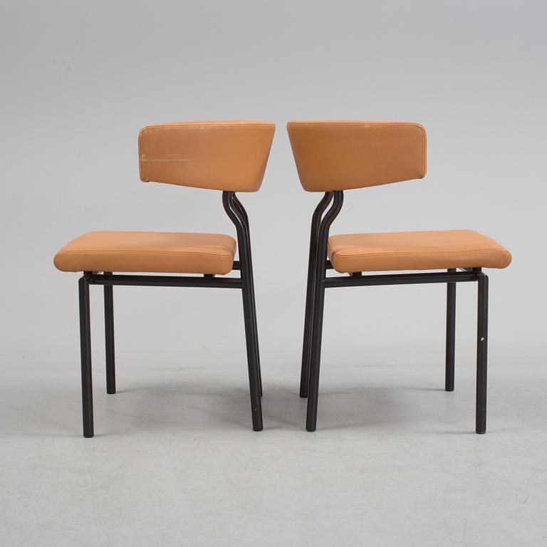 A pair of Love Arbén, chairs,"Aaron", Lammhults about 1990s.