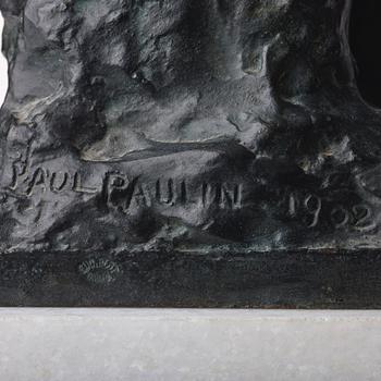 Paul Paulin, PAUL PAULIN, Sculpture. Bronze. Signed and dated 1902. Height 38 cm.