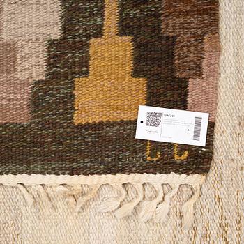 Judith Johansson, matto, "Björkhult", flat weave, ca 362,5-365 x 238-240,5 cm, signed JJ.