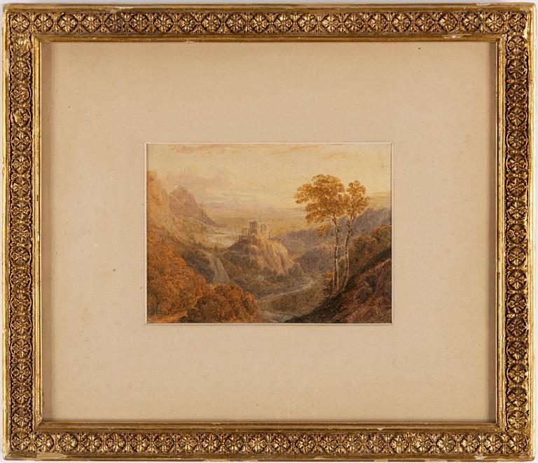 UNKNOWN ARTIST, 19TH C, watercolour, unsigned.