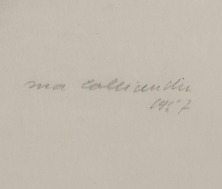 INA COLLIANDER, träsnitt, signerad, daterad 1957 och numrerad T.p.l'a I 10 II 3/10.