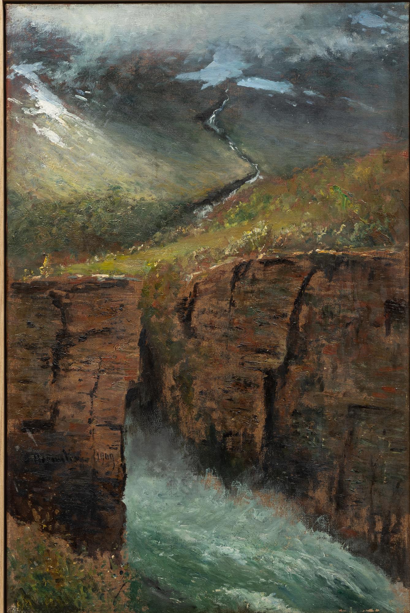 Olof Hermelin, Mountain Landscape with Ravine.