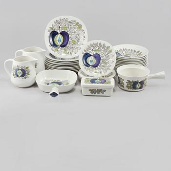 SERVIS, 30 delar, porslin, "Eden", Marianne Westman, Rörstrand, omkring 1900-talets mitt.