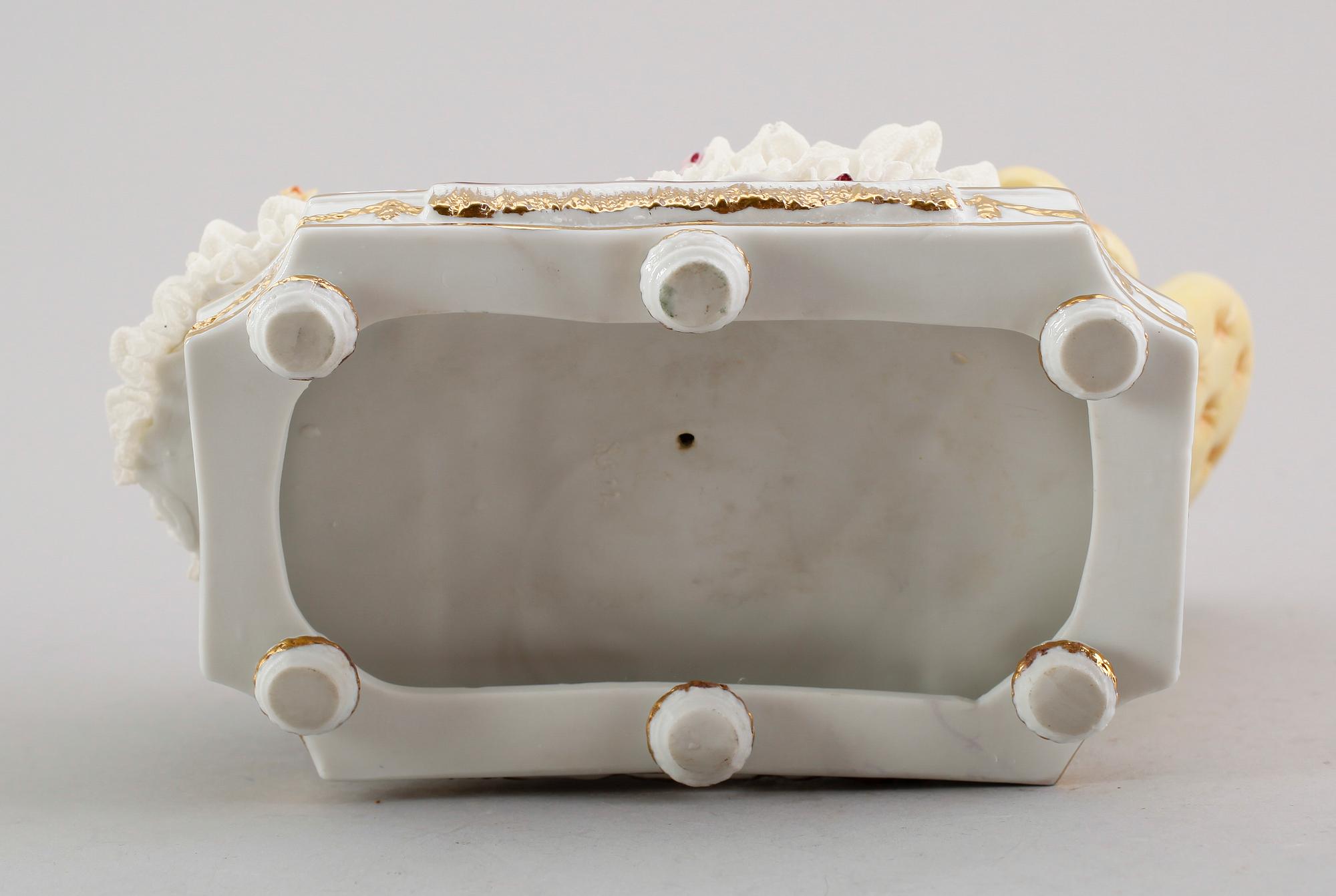 FIGURGRUPP, porslin, Tyskland, 1900-talets första hälft.