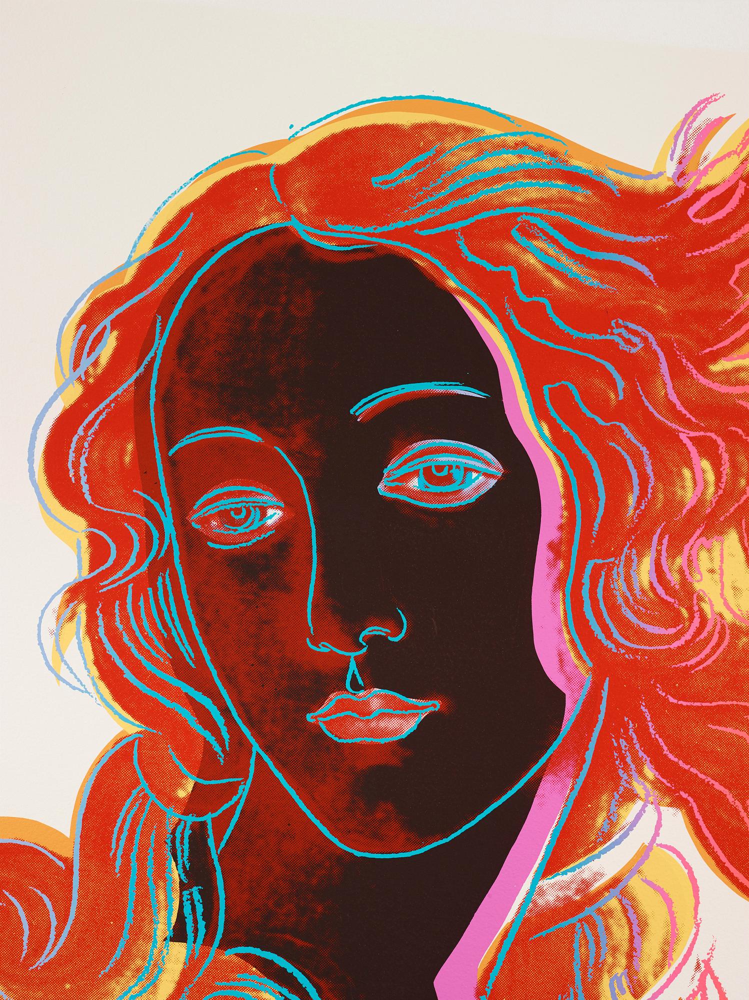 Andy Warhol, "Venus", from: "Details of renaissance paintings (Sandro Botticelli, Birth of Venus, 1482)".