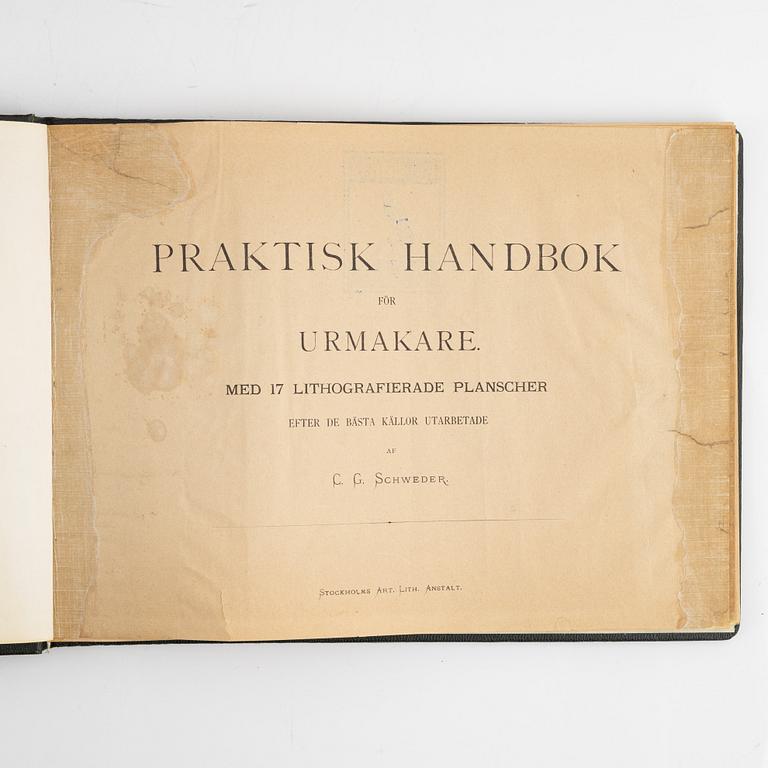 Scandinavian books about clocks and watchmaking - 47 vols.