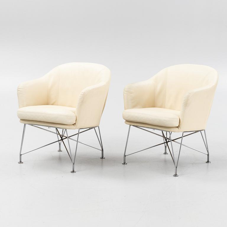 Kenneth Bergenblad, a pair of easychairs for Dux. Second half of the 20th century.
