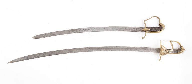 SABEL, 2 st, Sverige, 1800-talets första hälft.