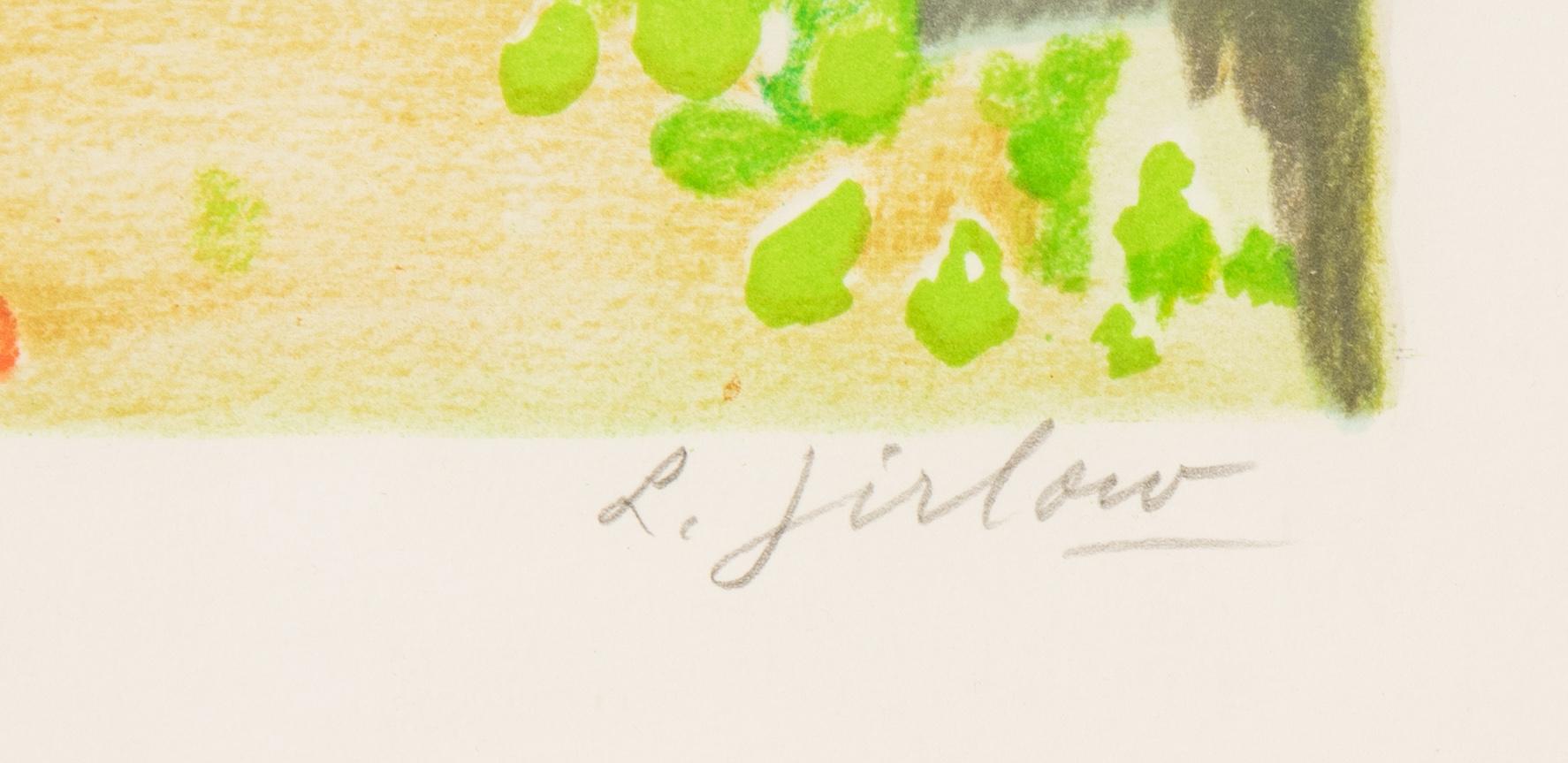 Lennart Jirlow, färglitografi, 1986, signerad 86/310.