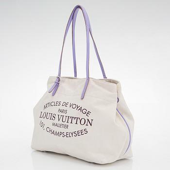 Louis Vuitton, a 'Cotton Canvas Articles De Voyage Cabas GM' bag.
