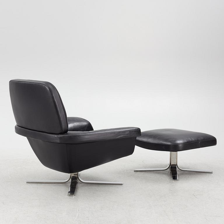 Rodolfo Dordoni, a 'Blake Soft' armchair with ottoman, Minotti, Italy.
