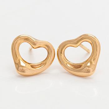 Tiffany & Co, Elsa Peretti, korvakorut, "Open Heart", 18K kultaa.