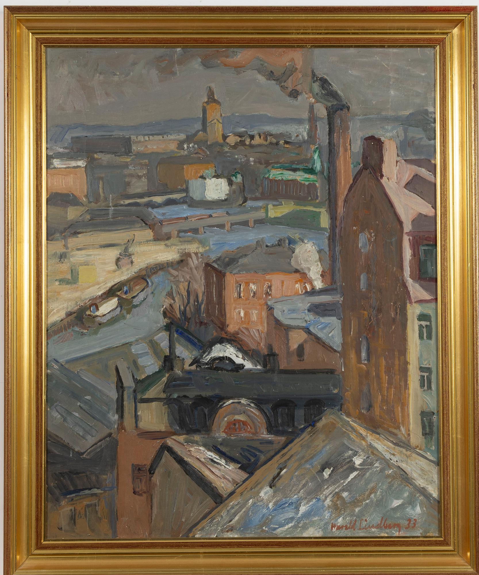 Harald Lindberg, View from Södermalm.