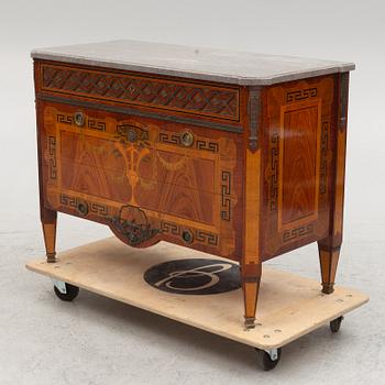 A chest of drawers, Gustavian style, mid-20th Century.