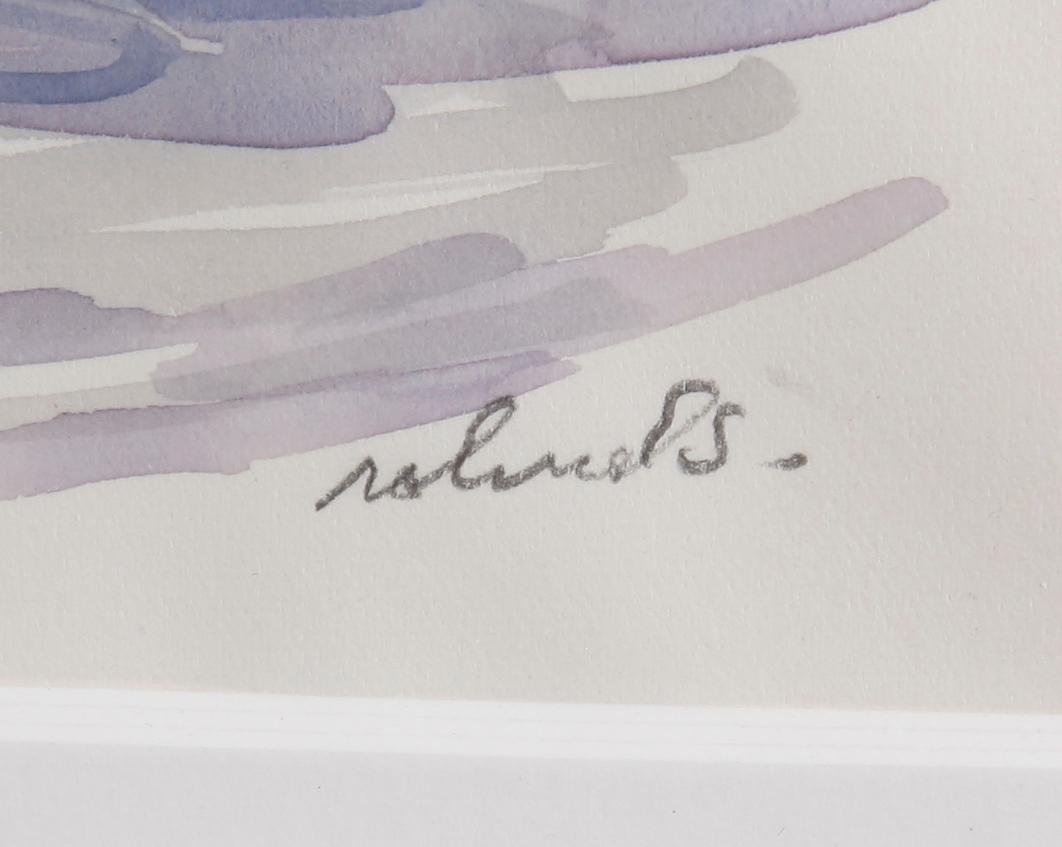SVENSSON, ROLAND. Akvarell. Sign.