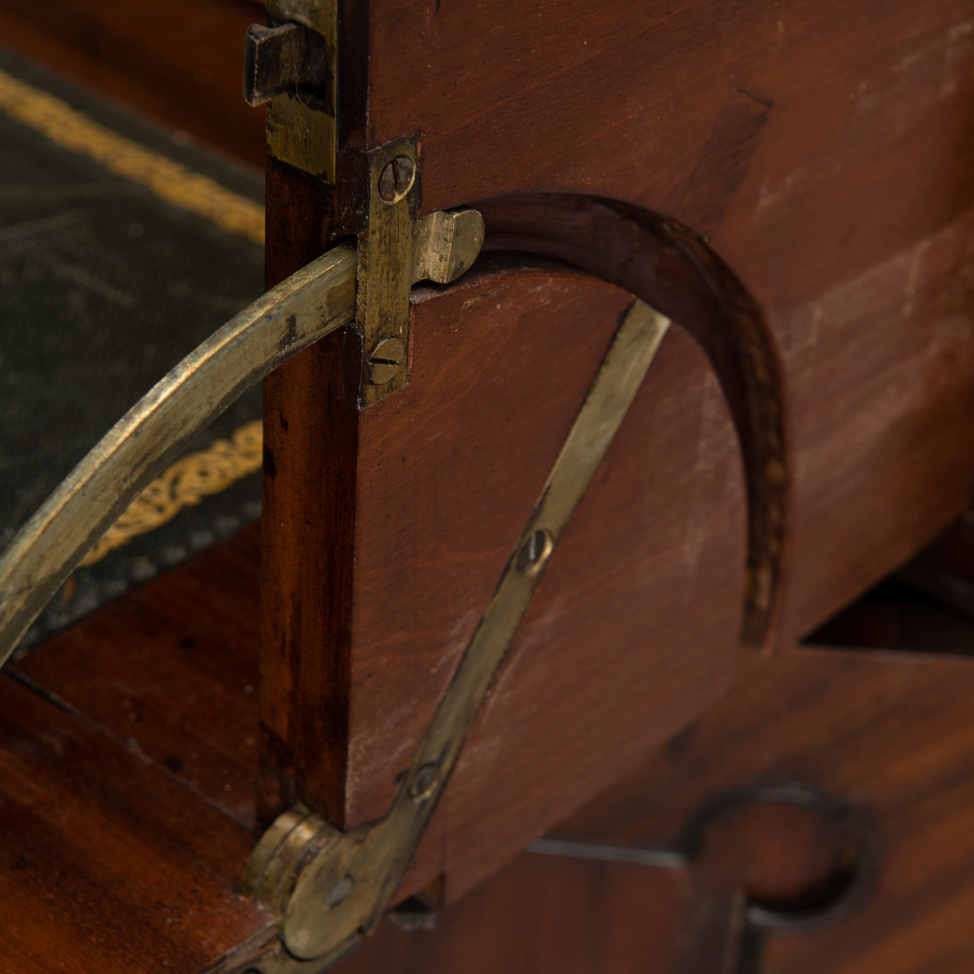 A 1830s Regency Secretaire Bookcase.