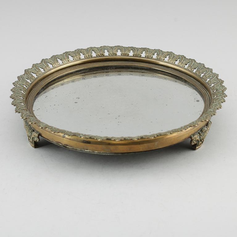SPEGELPLATÅ, senempire, 1800-talets första hälft.