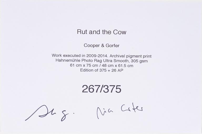 Cooper & Gorfer, archival pigment print, signed 267/375 verso.