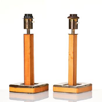 Uno Westerberg, a pair of table lamps, model '15773', Arvid Böhlmarks Lampfabrik, Sweden, 1960s.