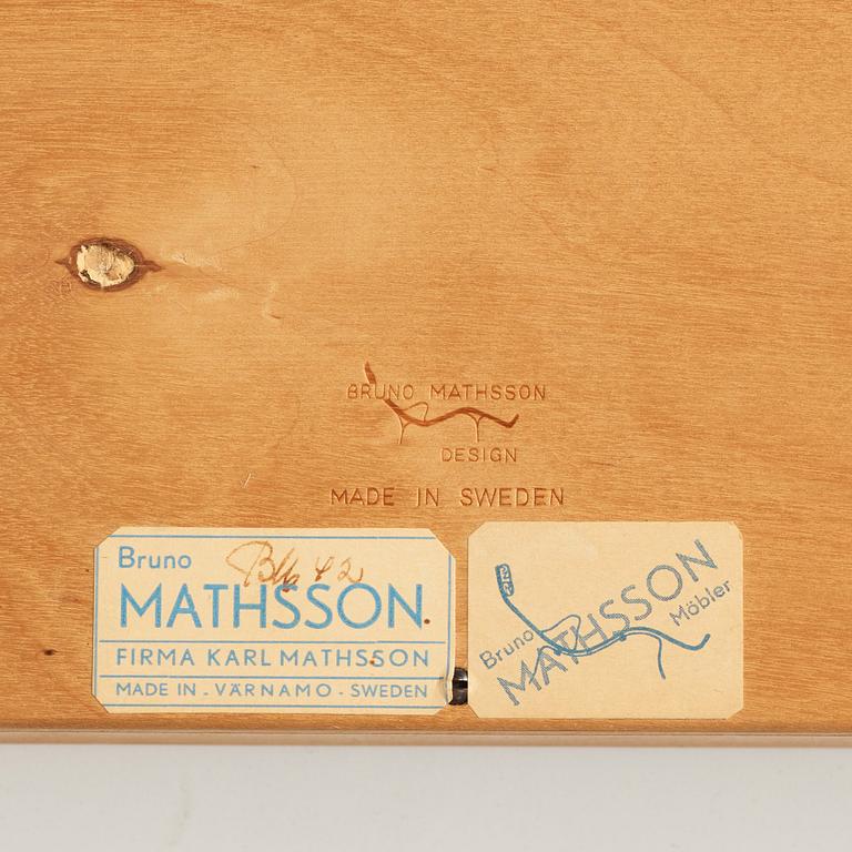 Bruno Mathsson, vägghylla, Firma Karl Mathsson, Värnamo 1940-tal.