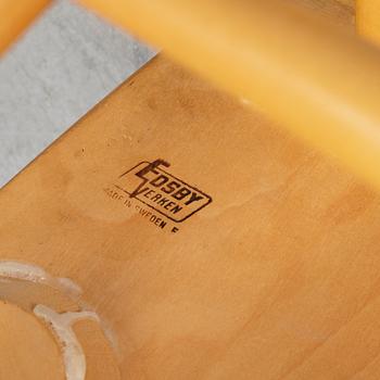 Four 'Fanett' chairs by Ilmari Tapiovaara, Edsbyverken, Sweden.