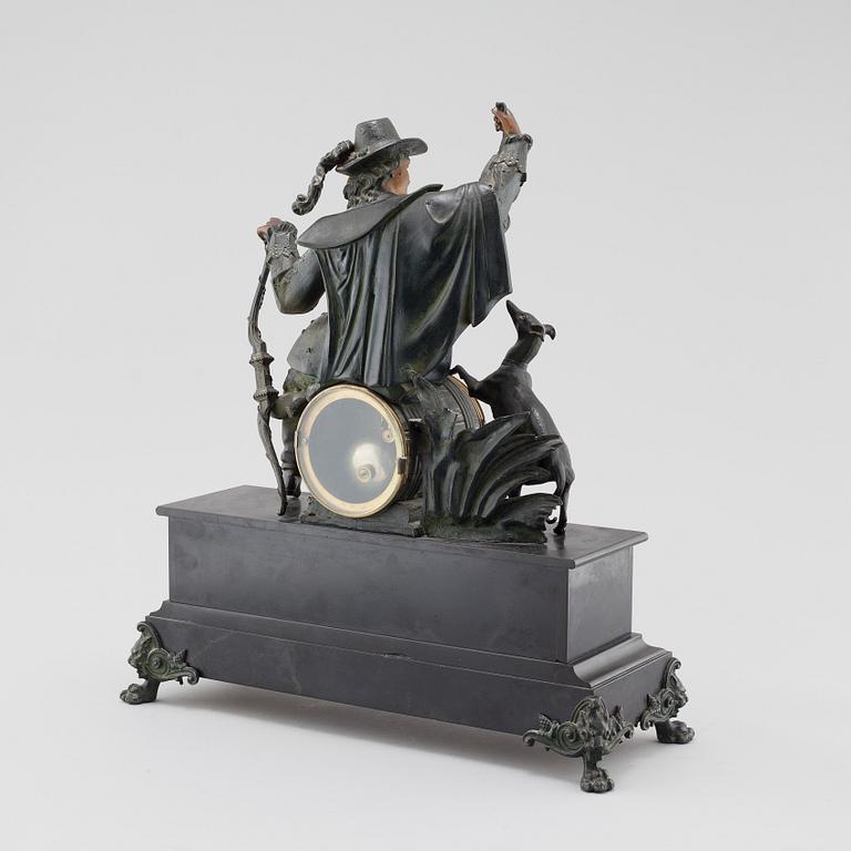 A Breveté table lamp, probably from the 19th century.