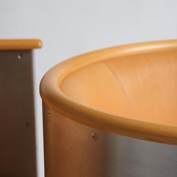 Mats Theselius, fåtöljer, ett par, "Aluminiumfåtölj", Källemo, Värnamo, efter 1990.