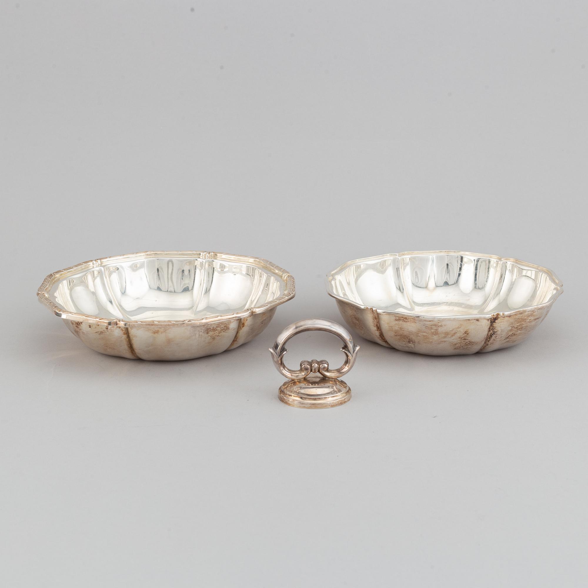Dubbelkarott, 830 silver, svenska importstämplar, 1900-tal.