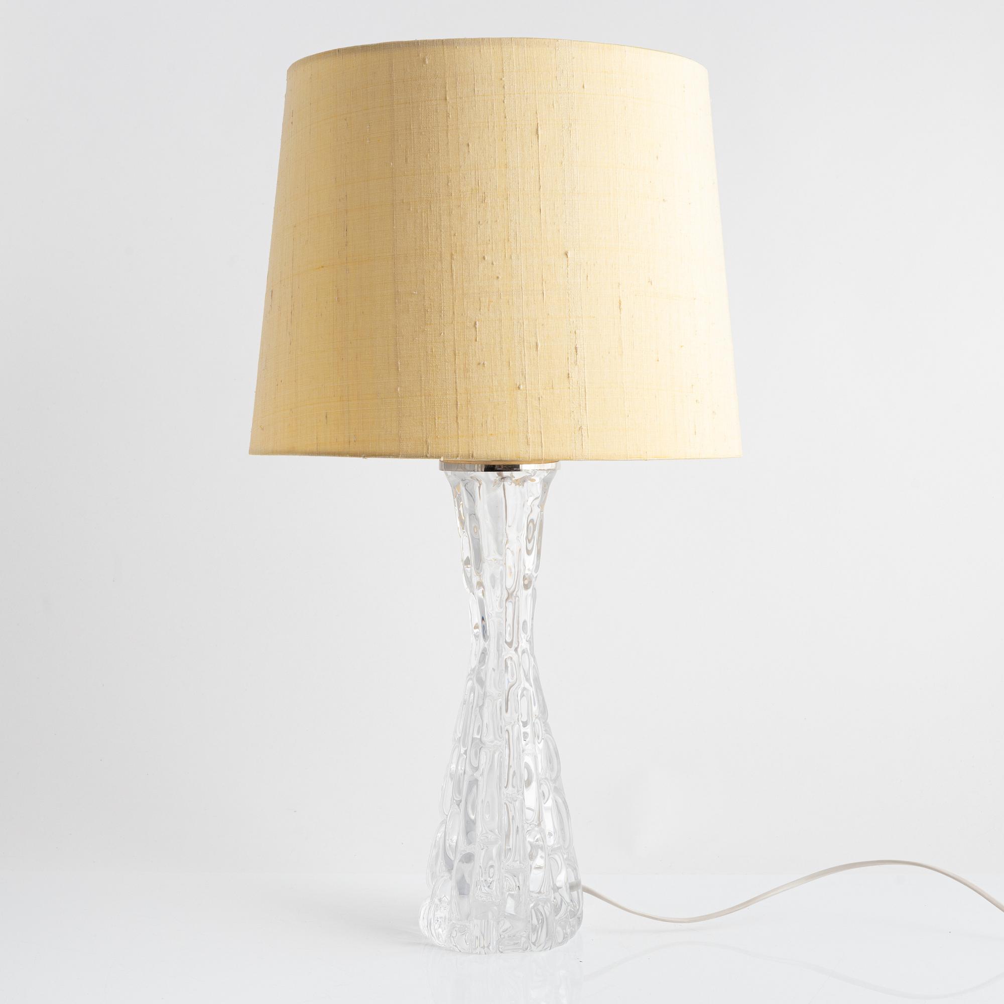 Carl Fagerlund, a table light, Orrefors.